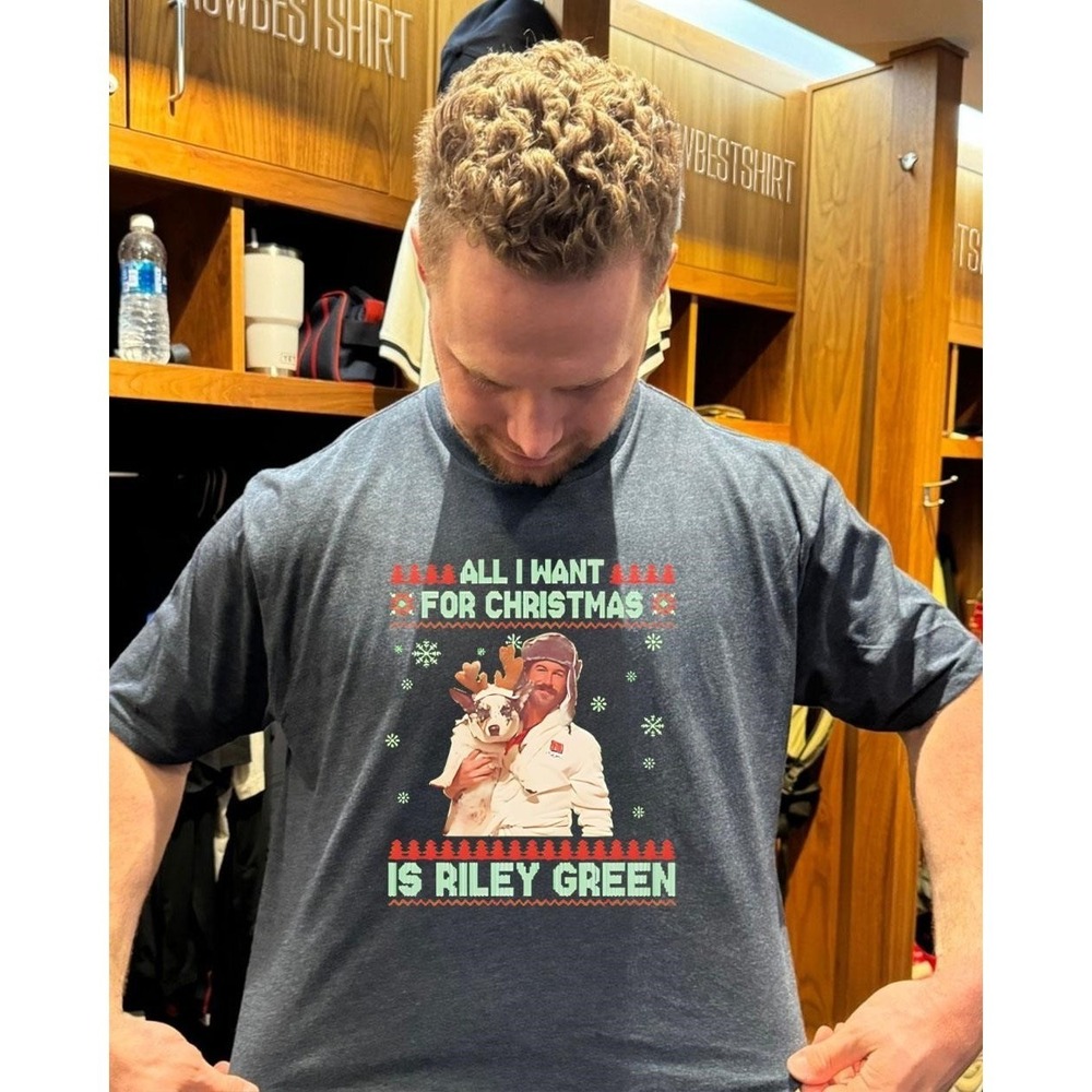 All I Want For Christmas Riley Green Ugly Shirt